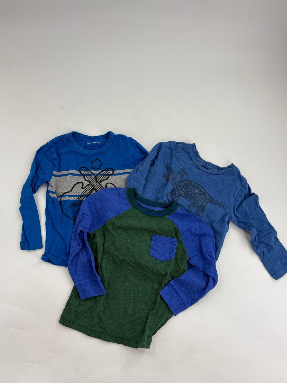 Assorted 3T Kids Short/Long Sleeve Shirts 12pc - Picture 4 of 5